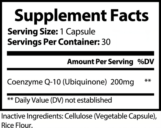 Harriet's Heart - CoQ10 Ubiquinone