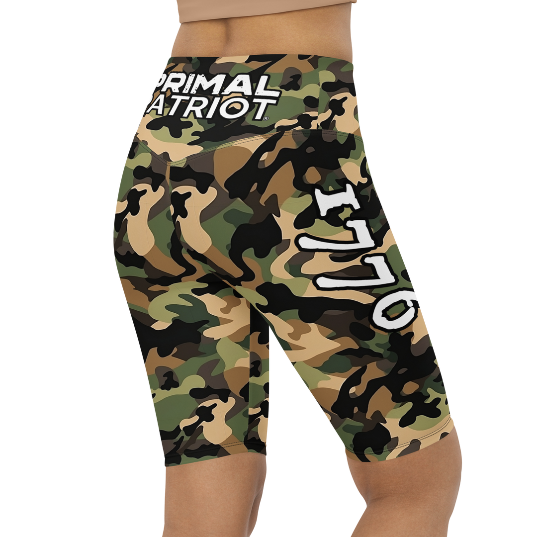 Biker Shorts - Woodlands Camo