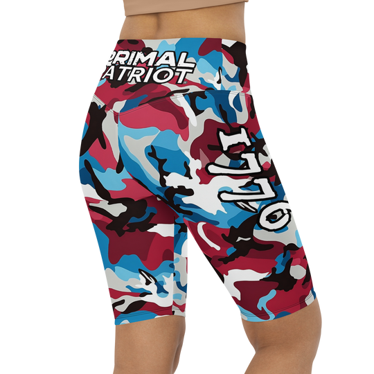 Biker Shorts - Old Glory Camo