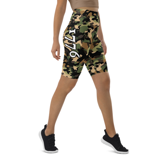 Biker Shorts - Woodlands Camo