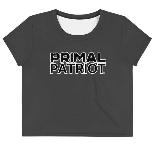 Crop Tee - Gray Primal