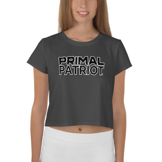 Crop Tee - Gray Primal