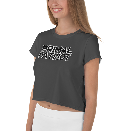 Crop Tee - Gray Primal