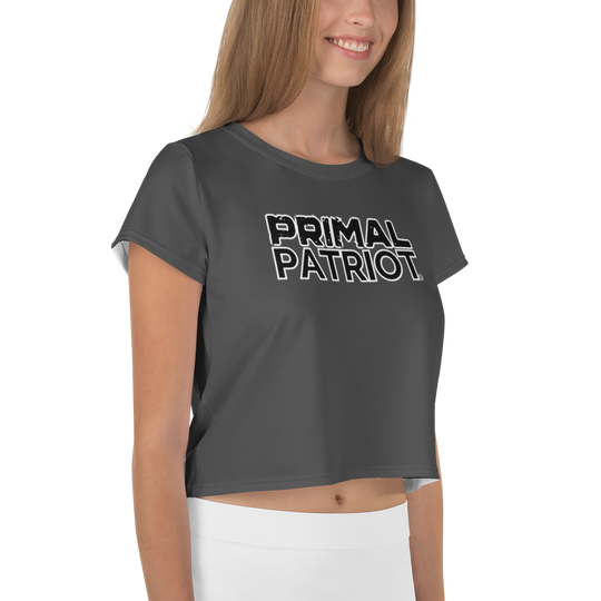 Crop Tee - Gray Primal