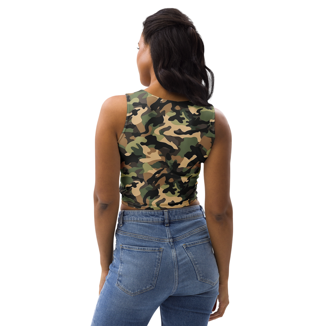 Crop Top - Woodlands Camo