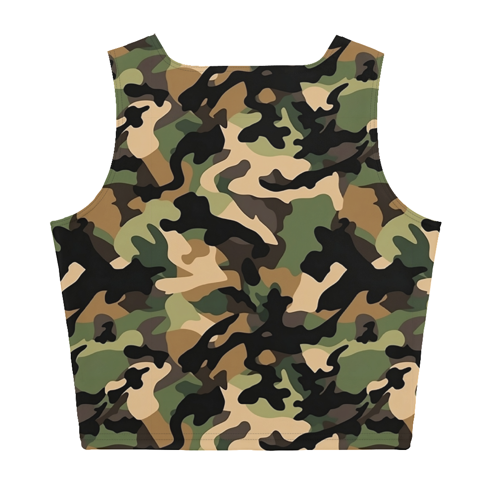 Crop Top - Woodlands Camo