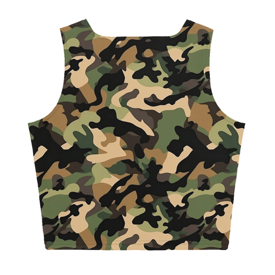 Crop Top - Woodlands Camo