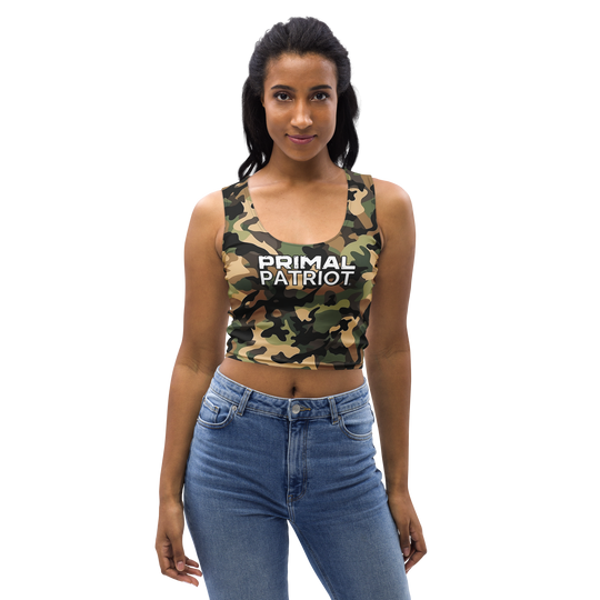 Crop Top - Woodlands Camo