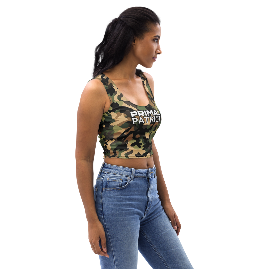 Crop Top - Woodlands Camo