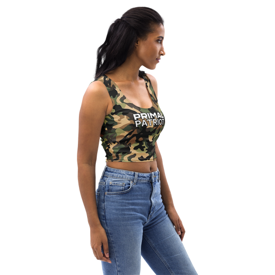 Crop Top - Woodlands Camo