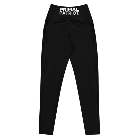 Leggings With Pockets - Black Primal