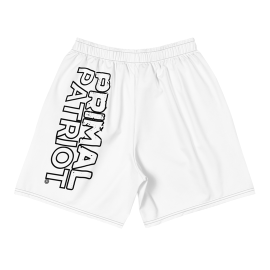 Recycled Athletic Shorts - White Primal