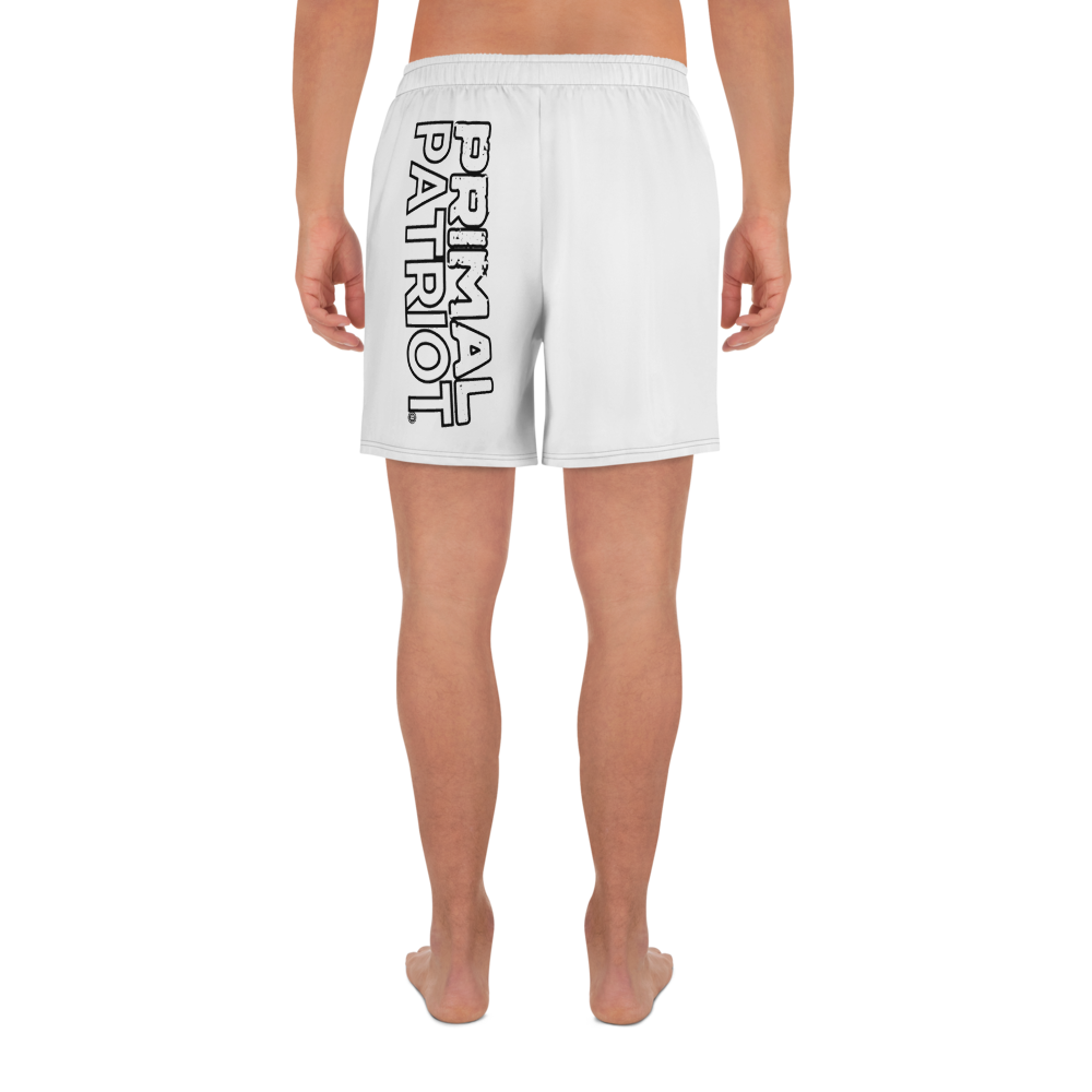 Recycled Athletic Shorts - White Primal