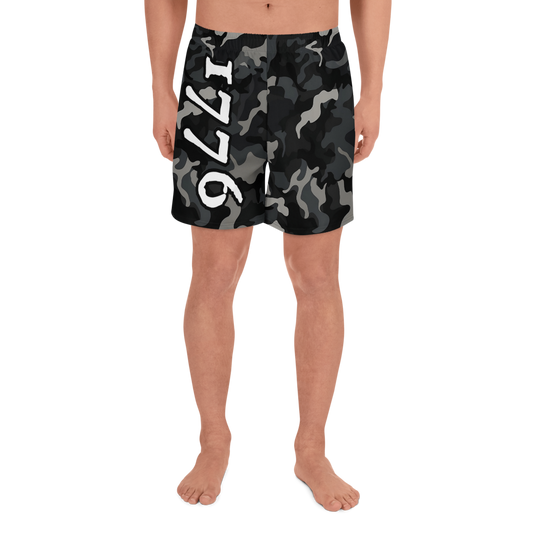 Recycled Athletic Shorts - Night Camo