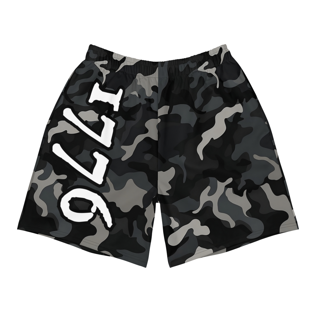 Recycled Athletic Shorts - Night Camo