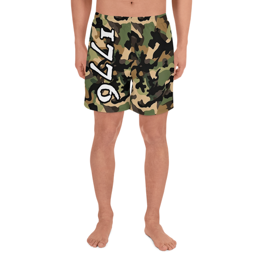 Recycled Athletic Shorts - Woodlands Camo