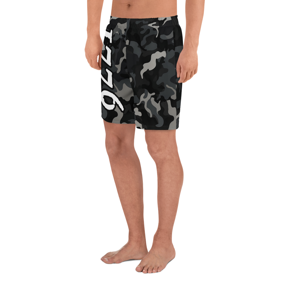 Recycled Athletic Shorts - Night Camo