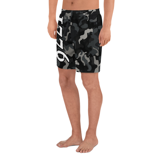 Recycled Athletic Shorts - Night Camo