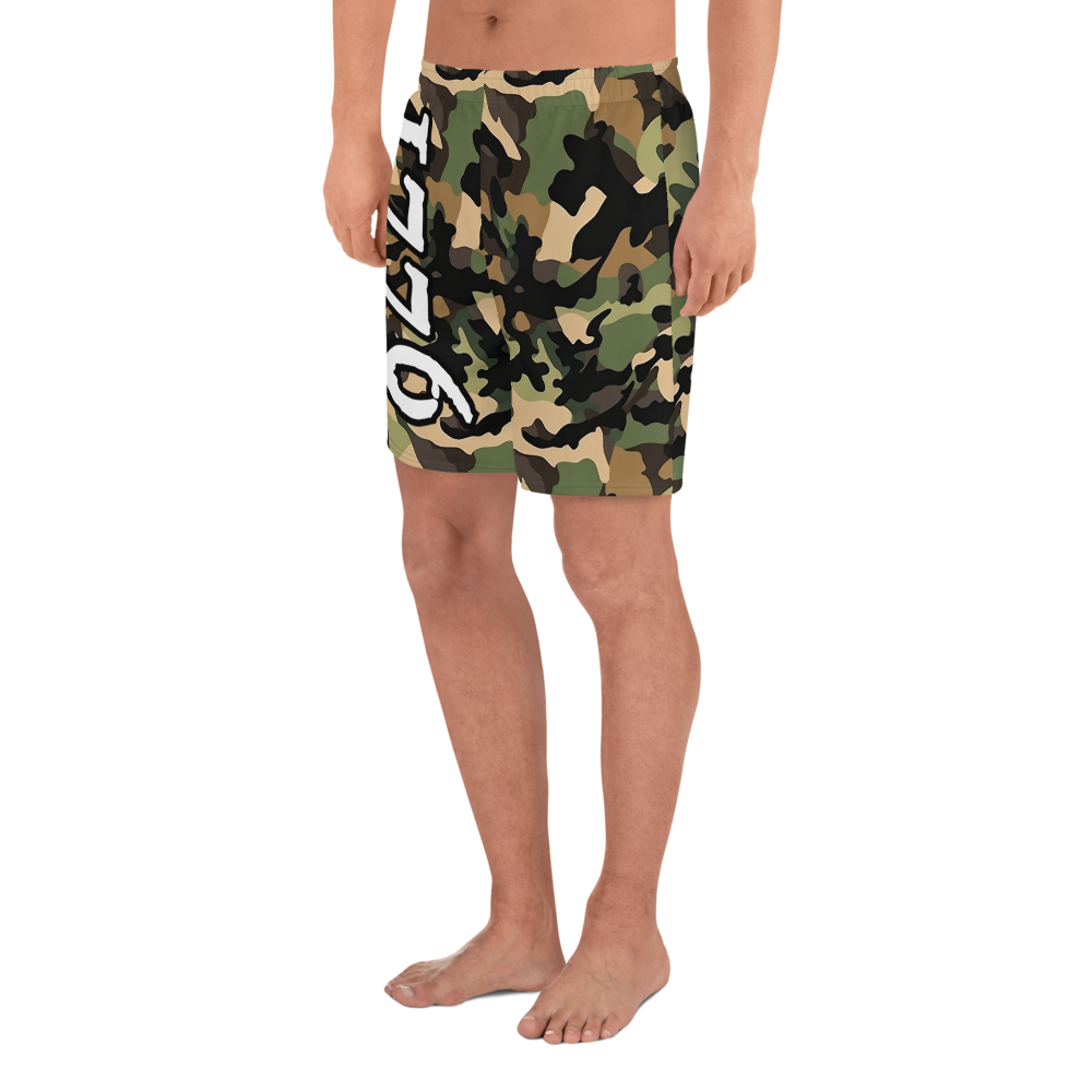 Recycled Athletic Shorts - Woodlands Camo