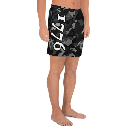 Recycled Athletic Shorts - Night Camo