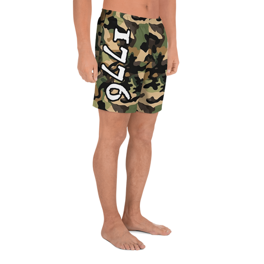 Recycled Athletic Shorts - Woodlands Camo