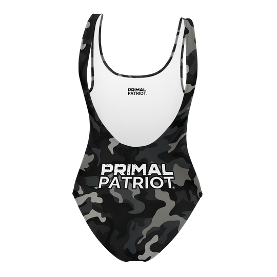 One-Piece Swimsuit - Night Camo