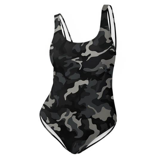 One-Piece Swimsuit - Night Camo