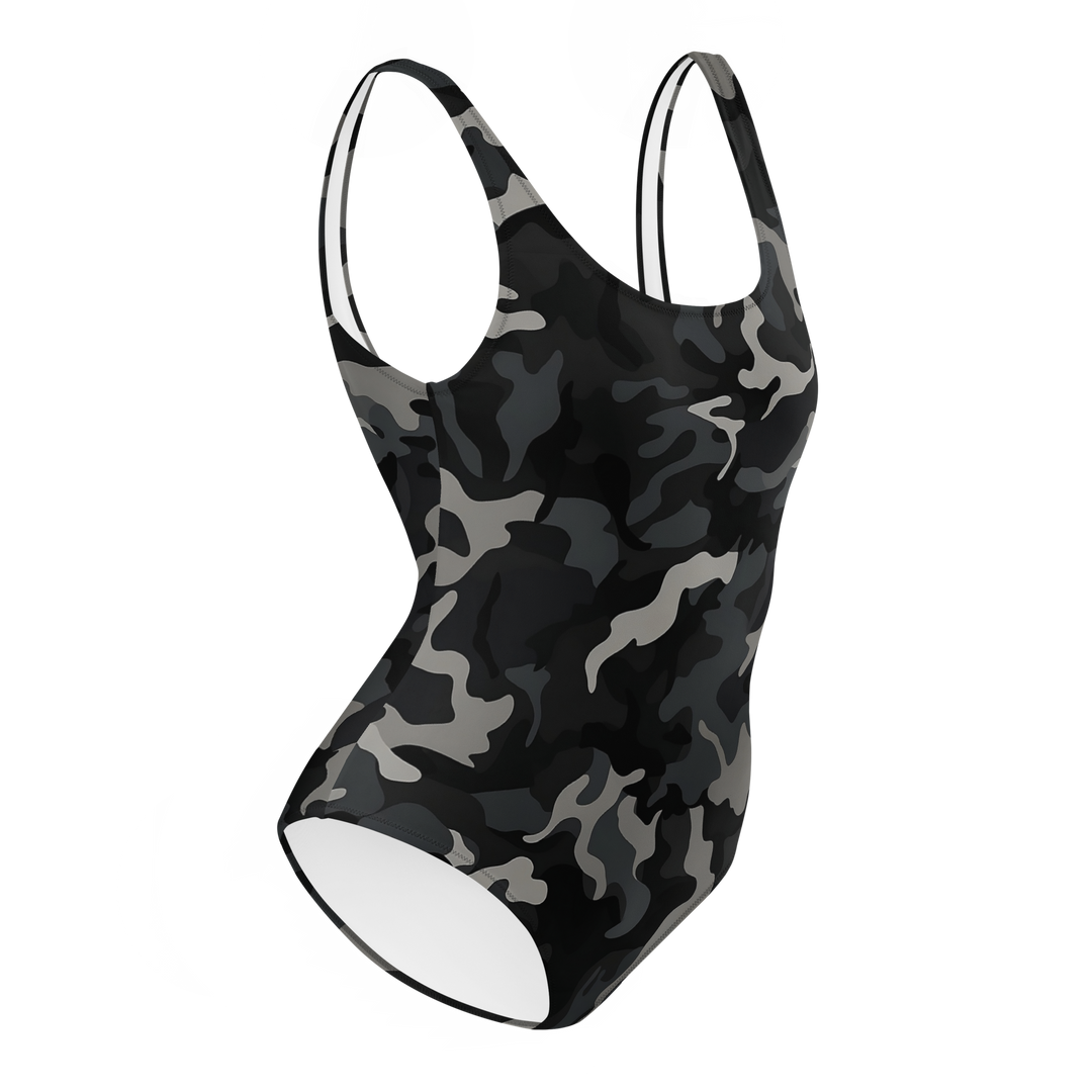 One-Piece Swimsuit - Night Camo