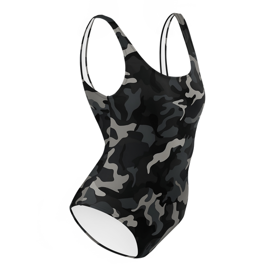 One-Piece Swimsuit - Night Camo