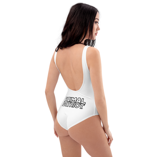 One-Piece Swimsuit - White Primal