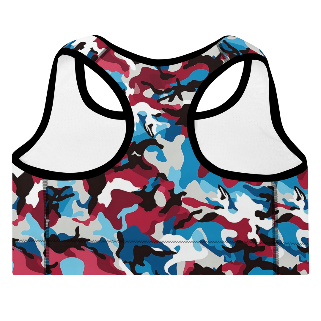 Padded Sports Bra - Old Glory Camo