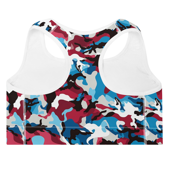 Padded Sports Bra - Old Glory Camo