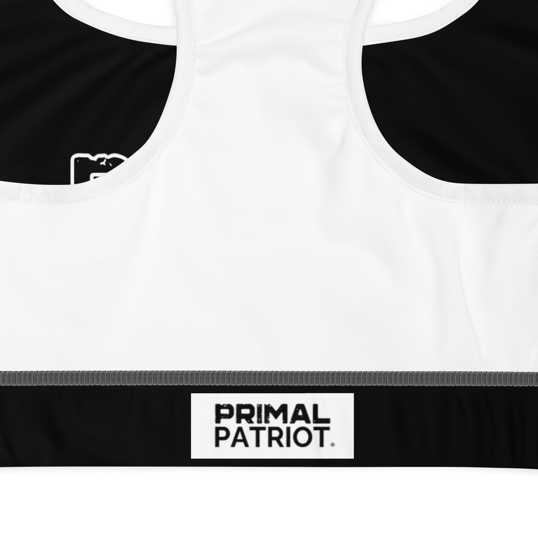 Padded Sports Bra - Black Primal