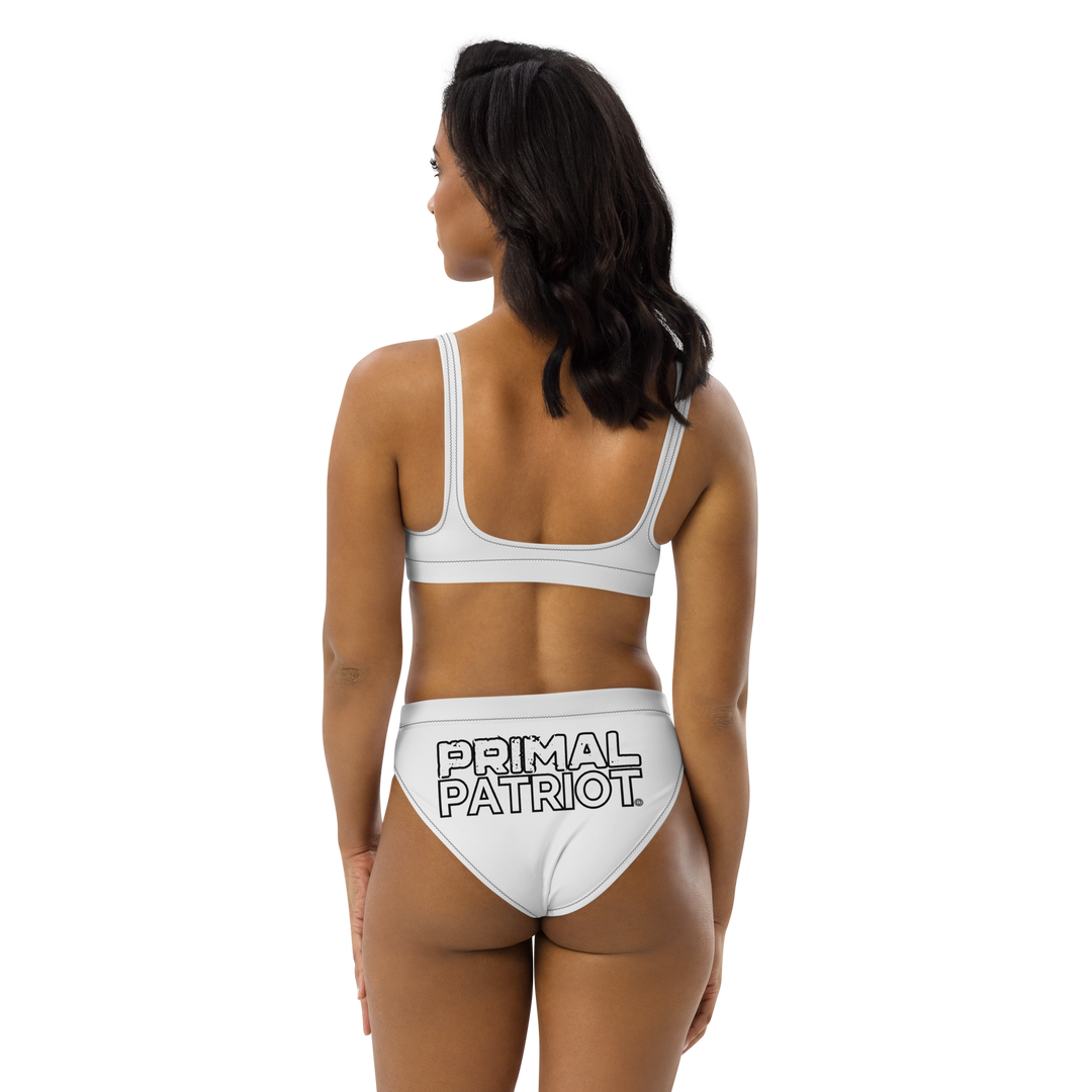 High-Waisted Bikini - White Primal