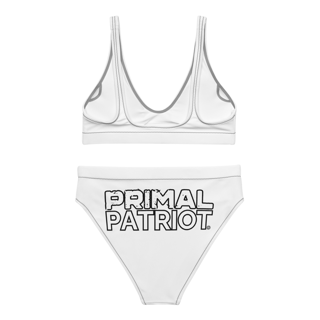 High-Waisted Bikini - White Primal