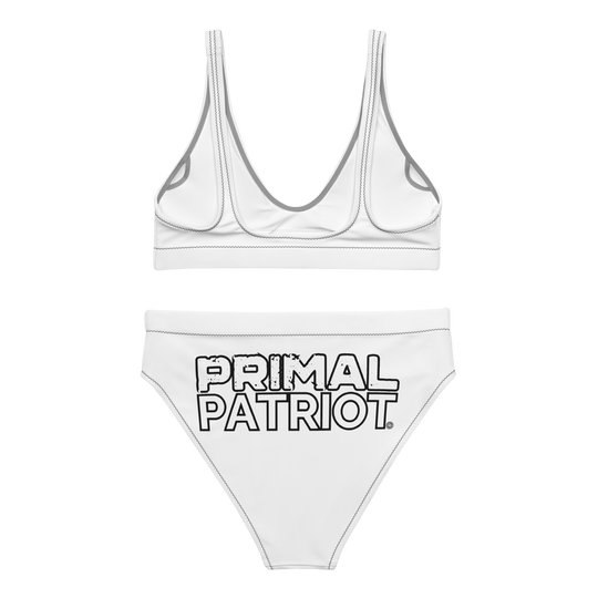 High-Waisted Bikini - White Primal