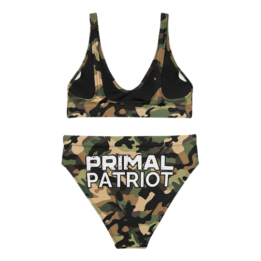 High-Waisted Bikini - Woodlands Camo