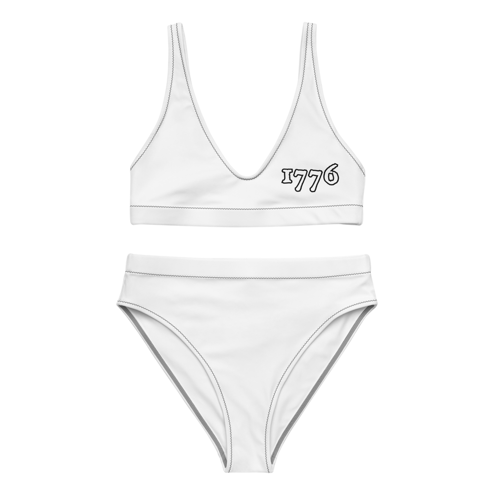 High-Waisted Bikini - White Primal