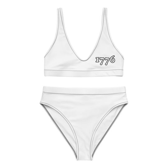 High-Waisted Bikini - White Primal