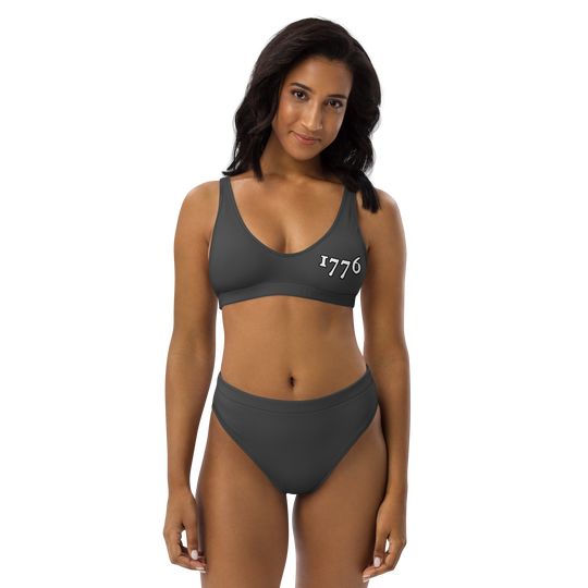 High-Waisted Bikini - Gray Primal