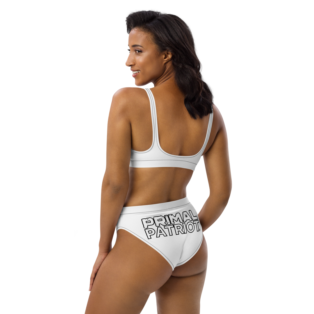 High-Waisted Bikini - White Primal