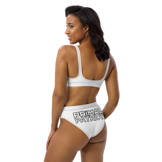 High-Waisted Bikini - White Primal