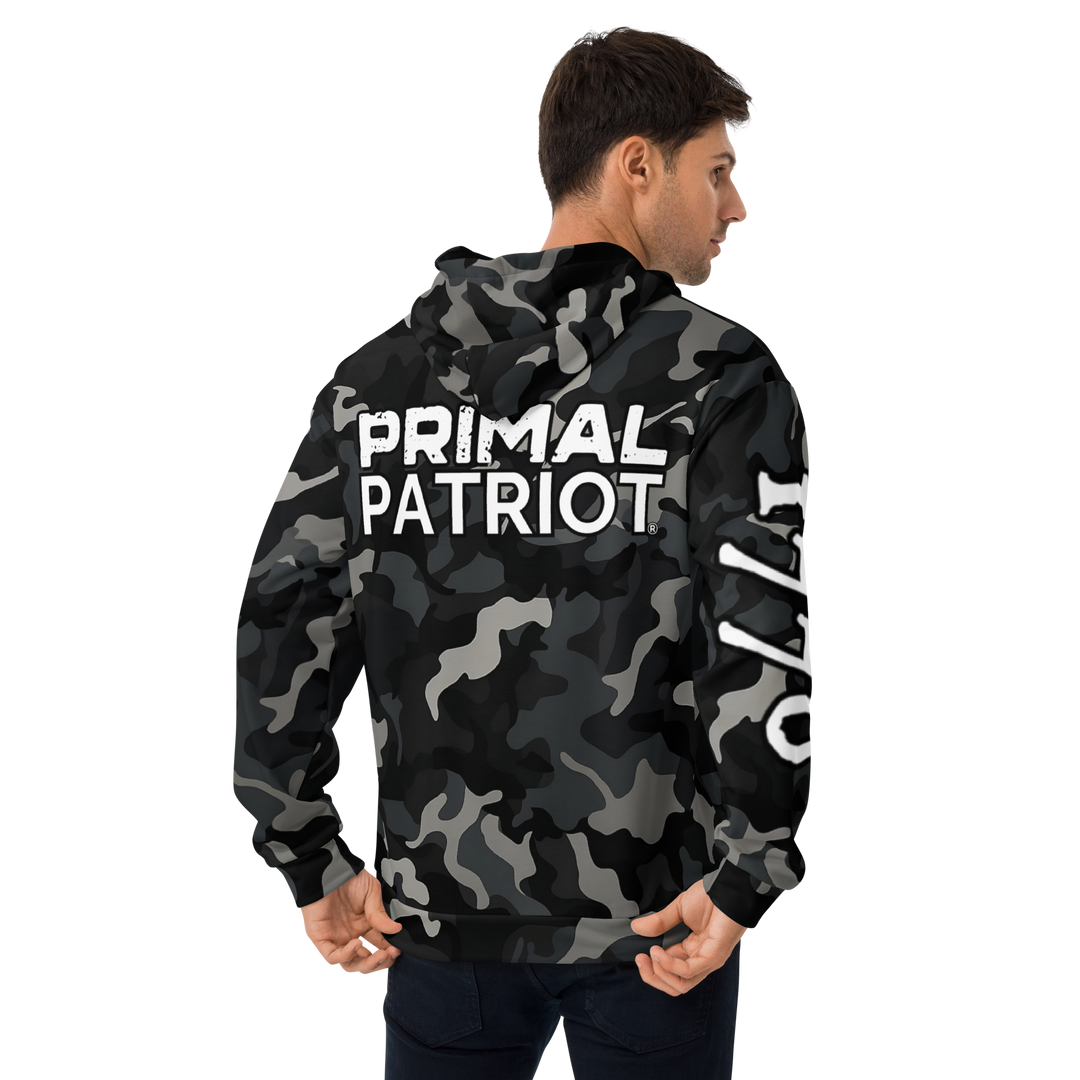 Men's Hoodie - Night Camo