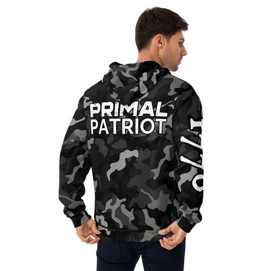 Men's Hoodie - Night Camo