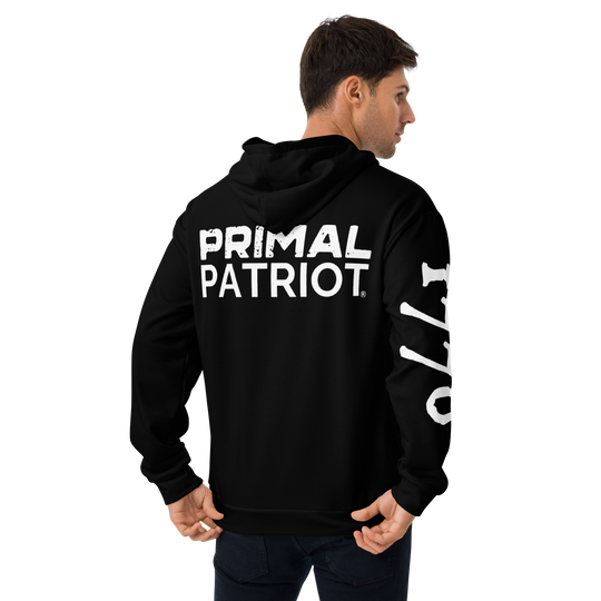 Men's Hoodie - Black Primal