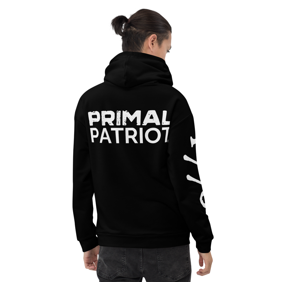 Men's Hoodie - Black Primal