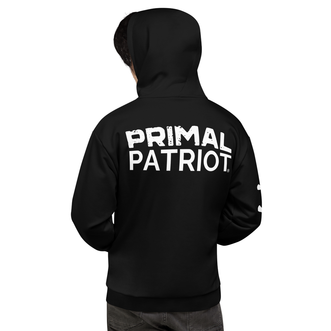 Men's Hoodie - Black Primal