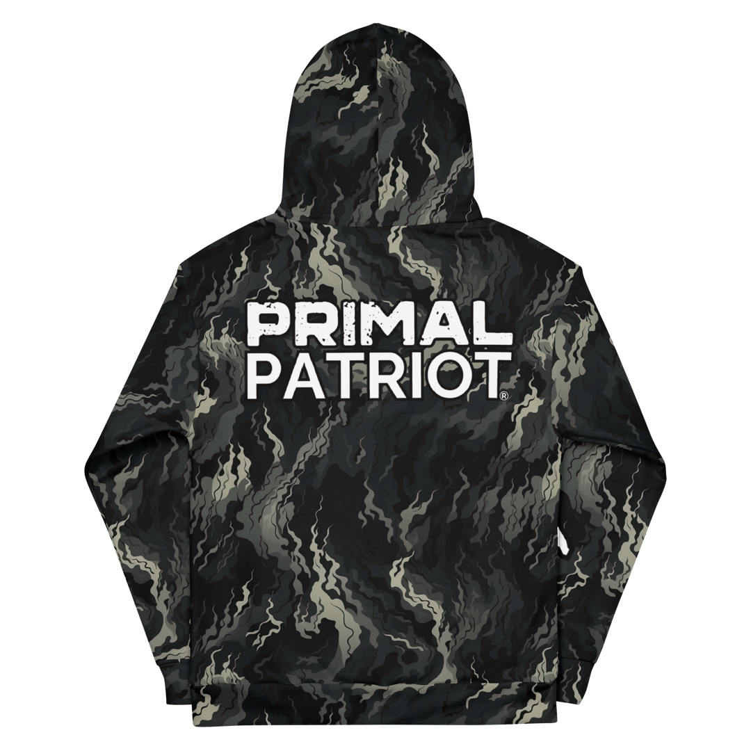 Men's Hoodie - Smoke Camo