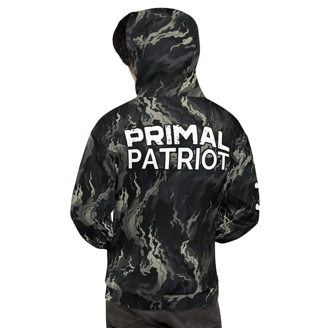 Men's Hoodie - Smoke Camo