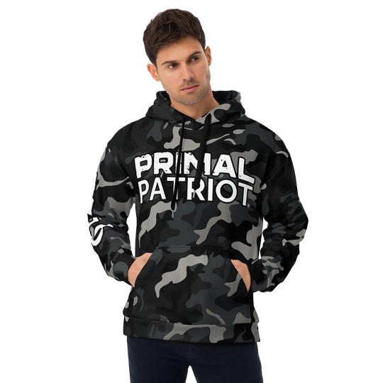 Men's Hoodie - Night Camo